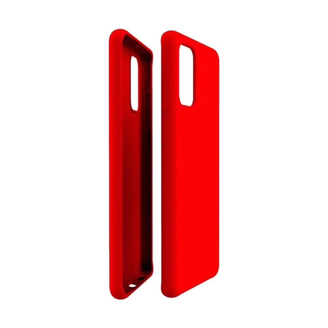 Husa protectie Vafy compatibila cu Samsung Galaxy S21 Ultra Liquid Silicone Case Rosu