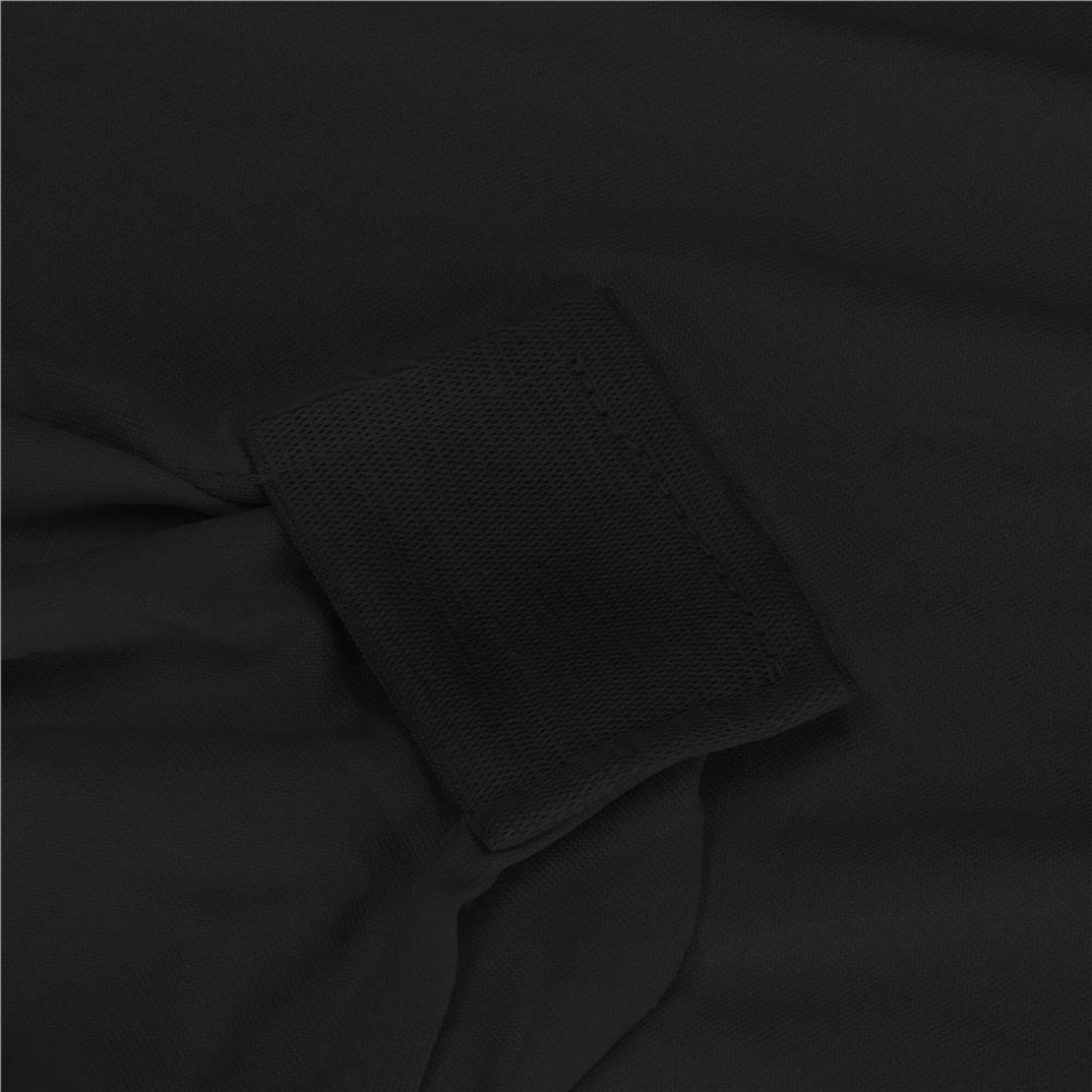 Set 4 huse pentru scaune de evenimente, marime universala, poliester si spandex, negru