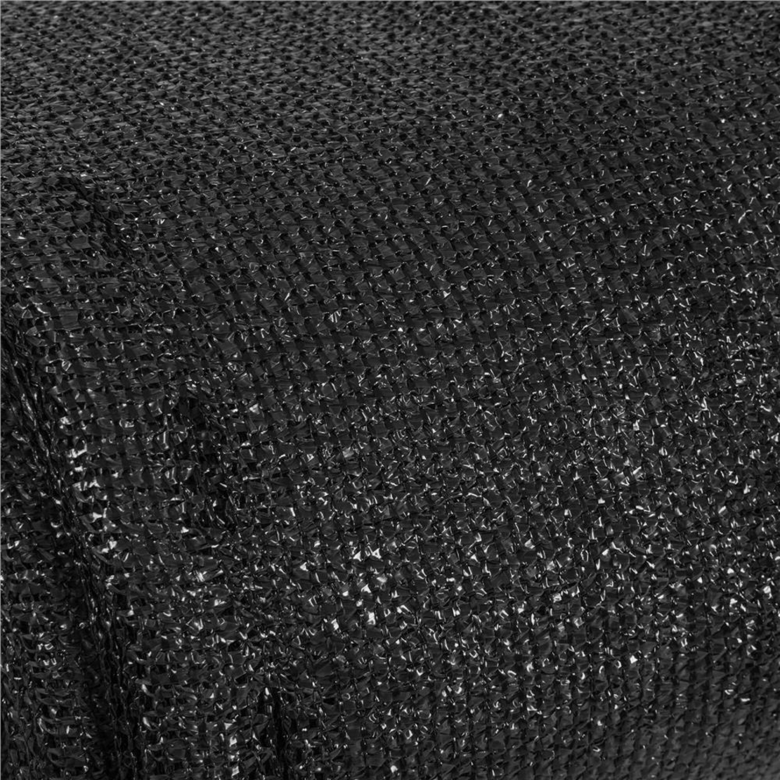 Plasa umbrire si intimitate pentru gard, 1.5m latime, 10m lungime, 140g densitate, negru