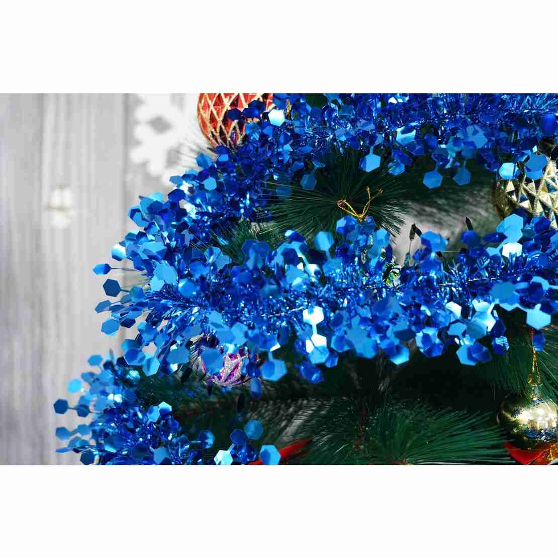 Beteala Craciun, Flippy, albastru, marimea: 2 m x 9 cm material:folie PVC, interior/exterior