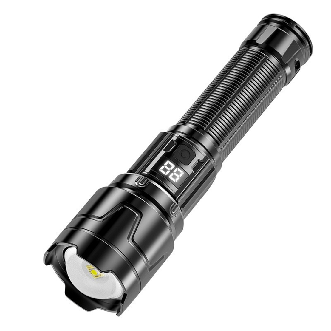 Lanternă Vafy P50 cu zoom telescopic, afișaj digital și ieșire magnetică Model 117