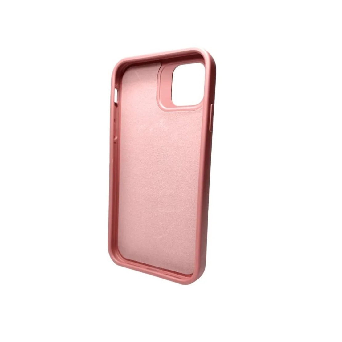 Husa Apple iPhone 14 Pro, Vafy, din Silicon Lichid, Interior din Microfibra, Lentile Fosforescente de Protectie Camera, Anti Amprenta, Rezistenta la Socuri, Roz