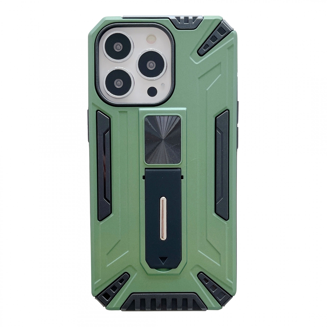 Husa de protectie Vafy pentru Apple iPhone 13 Defender Sergeant Brave cu suport,Verde