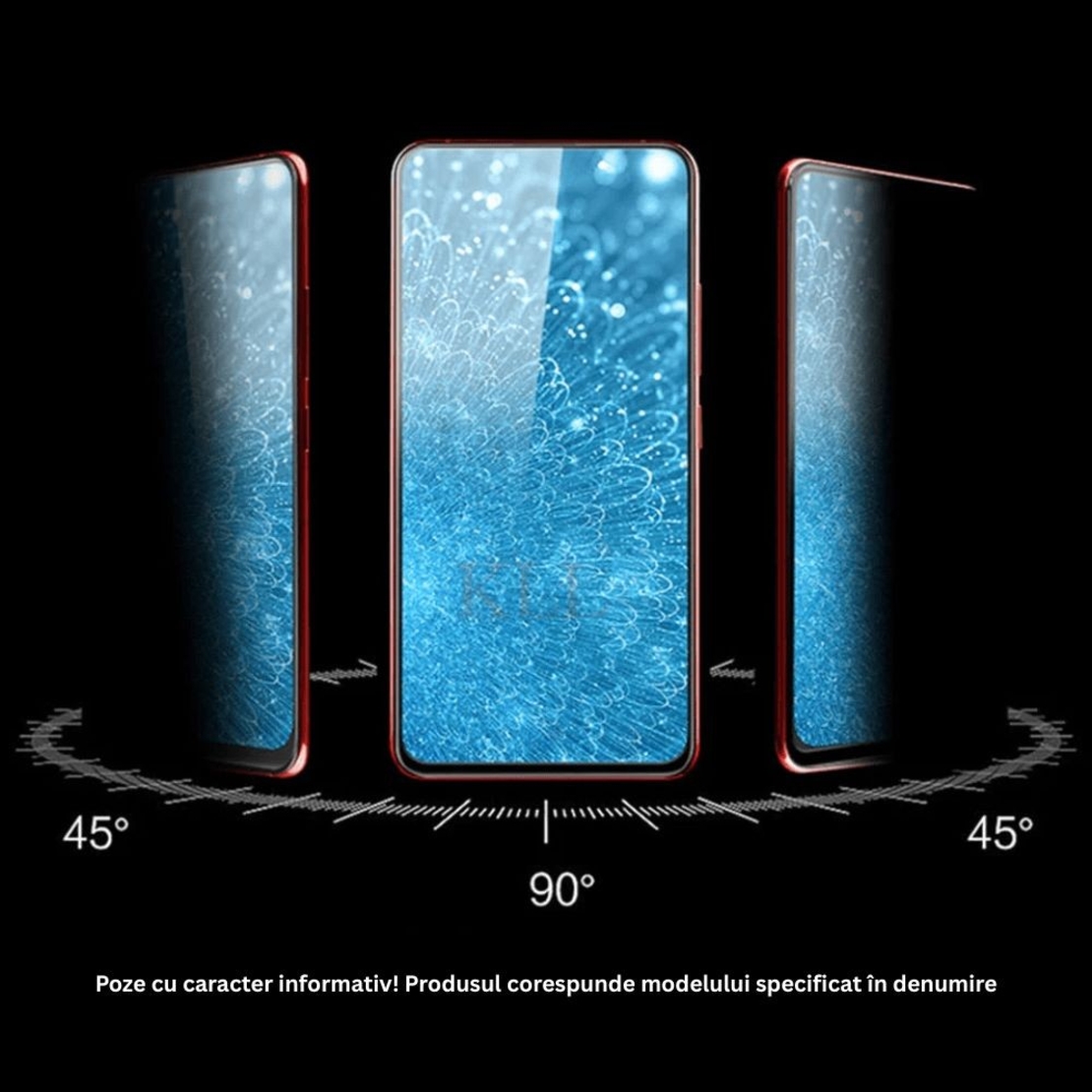 Folie Sticla Securizata, Vafy, Pentru Xiaomi 14 Ultra, Privacy Classic, 2.5D, Confidentialitate 35°, Negru Transparent
