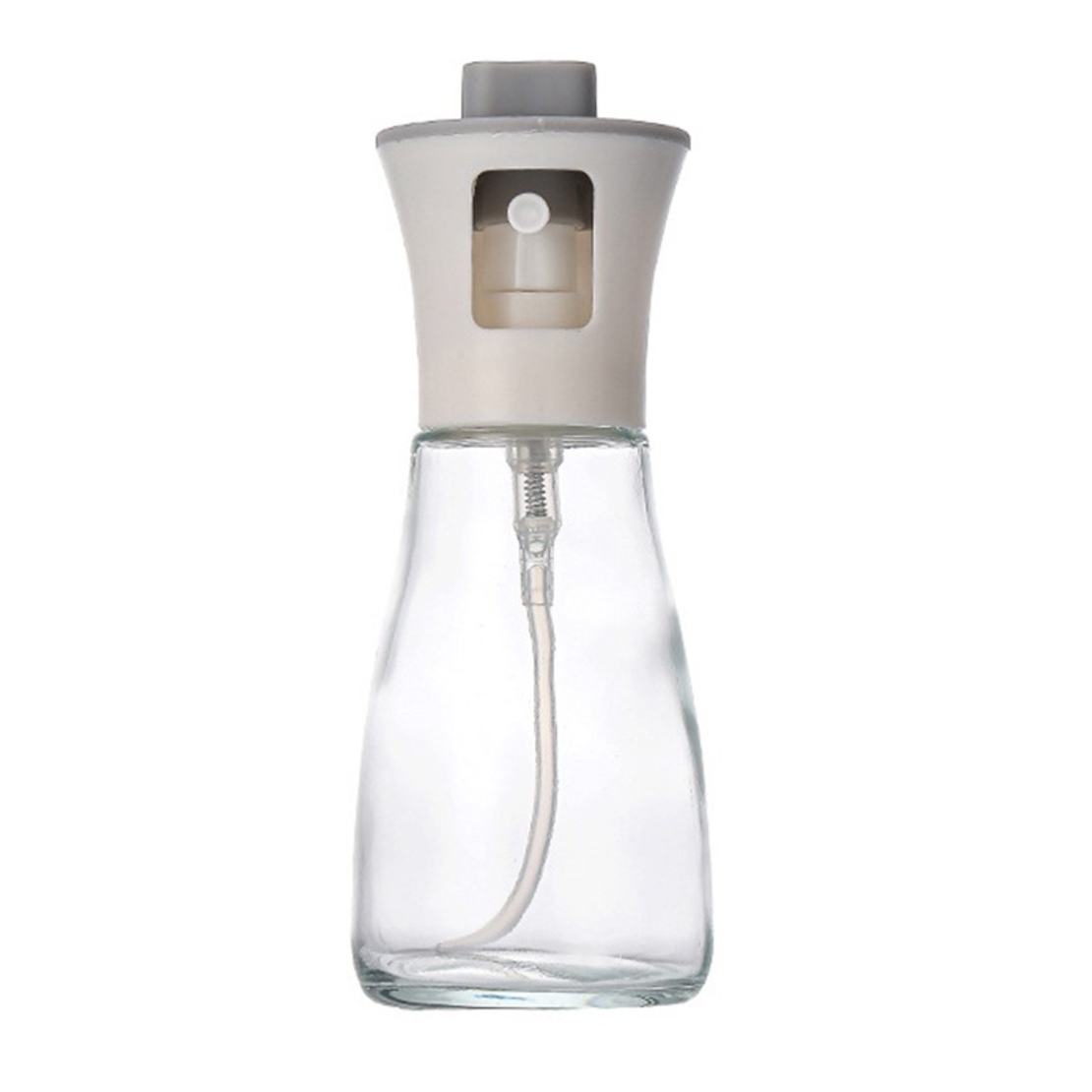 Pulverizator pentru Ulei, Vafy, Pulverizator din Sticla pentru Otet sau Alte Lichide, Simplu Reincarcabil, Multifunctionale, 17.3 x 5.6 cm, Capacitatea 170 ml, Alb