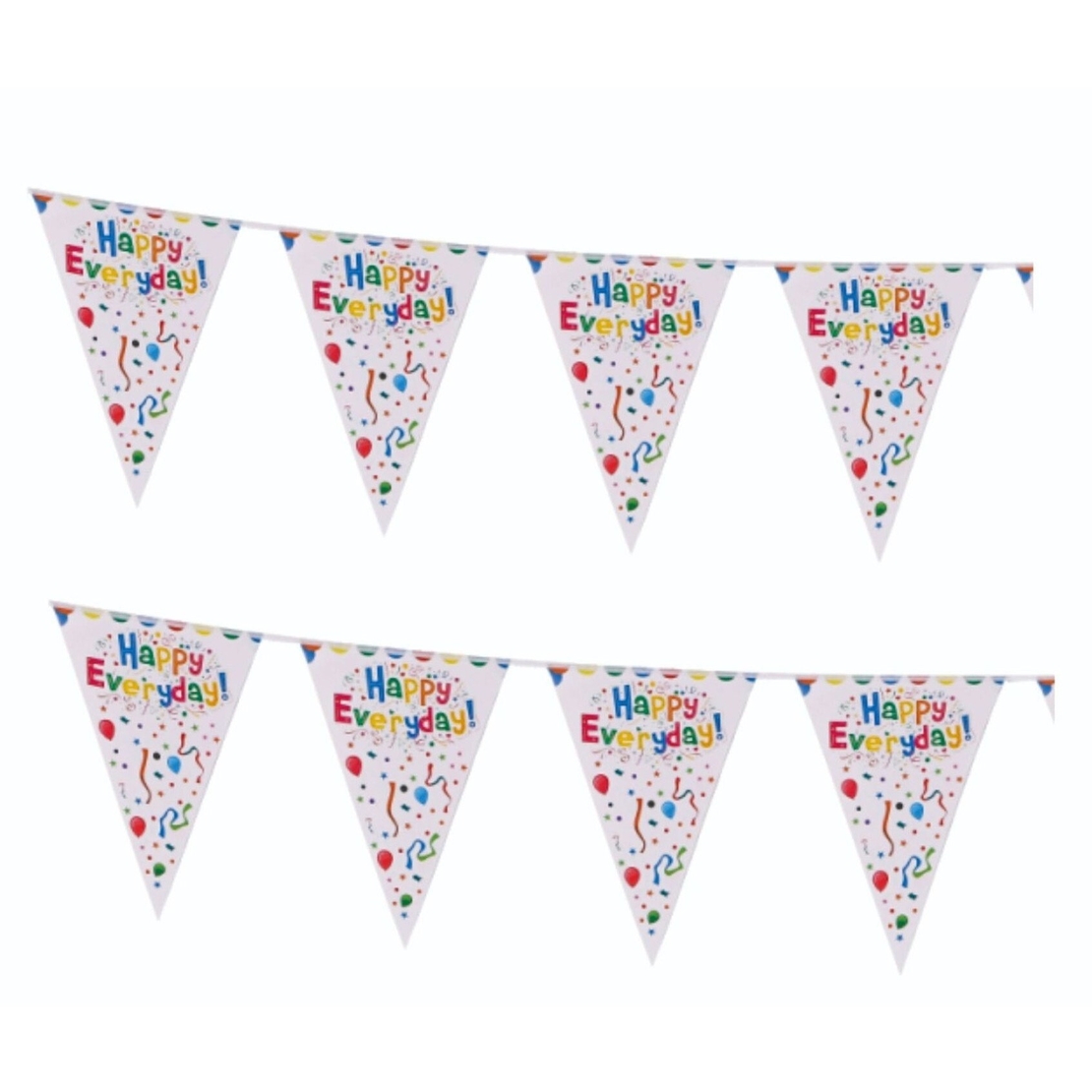 Set 10 Stegulete Tip Banner, Flippy, Colectia LA MULTI ANI , 270 cm Lungime, din Hartie Cretata, Multicolor