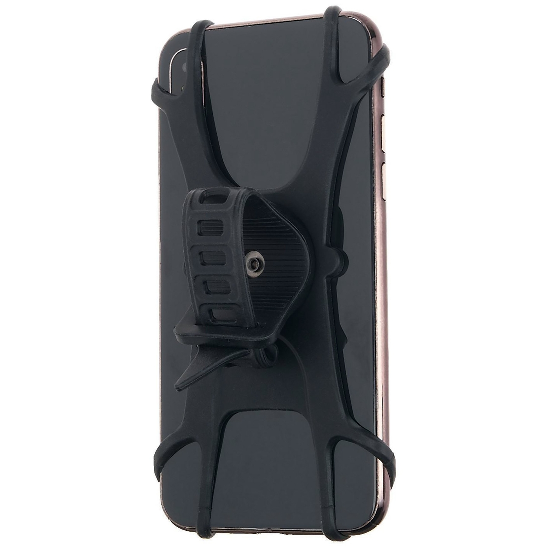 Suport Telefon pentru Bicicleta, Motocicleta, Trotineta, din Silicon 4-7 inch, Negru