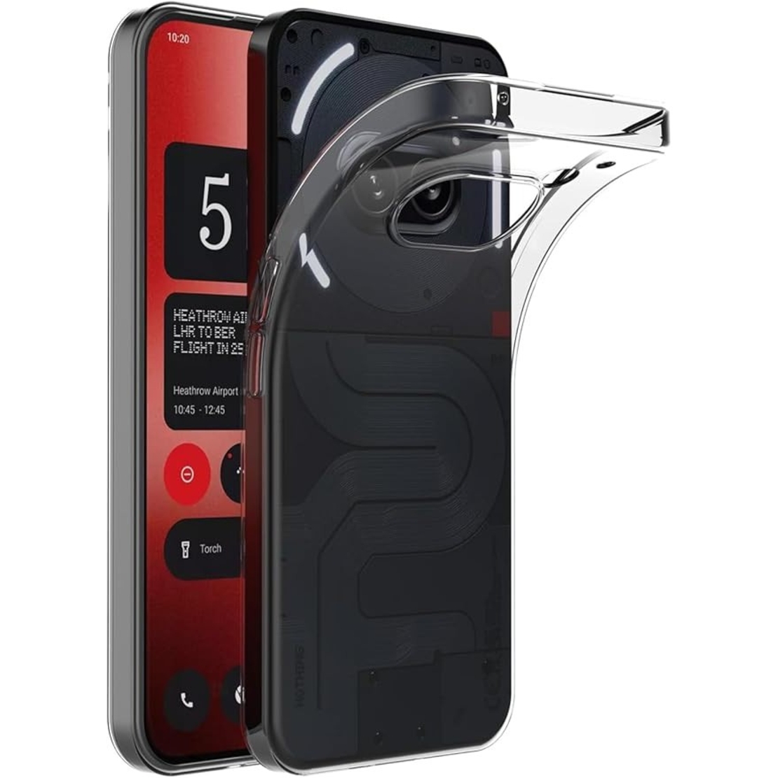 Husa de Protectie, Vafy, Compatibil cu Nothing Phone 2A, Silicon TPU, Protectie camere, Transparent