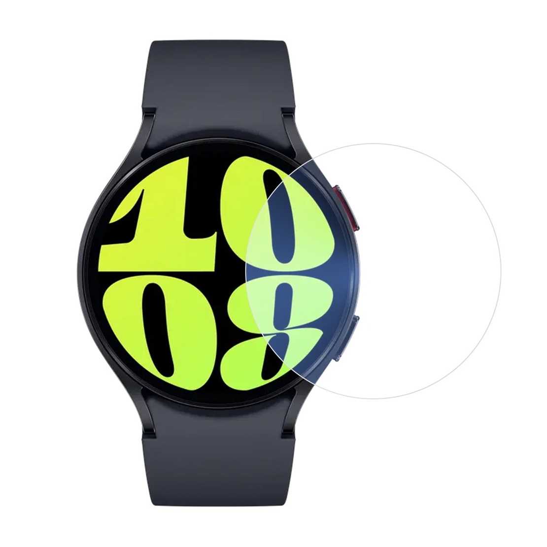 Folie Securizata pentru Samsung Galaxy Watch6 40mm, Vafy, Sticla de Protectie Compatibila cu Samsung Galaxy Watch6 40MM, Sticla Securizata 2.5 D, Transparent