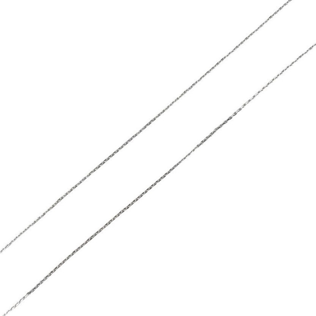 Lantisor din Argint 925, Zale Patrate 38 cm, 1.74 g