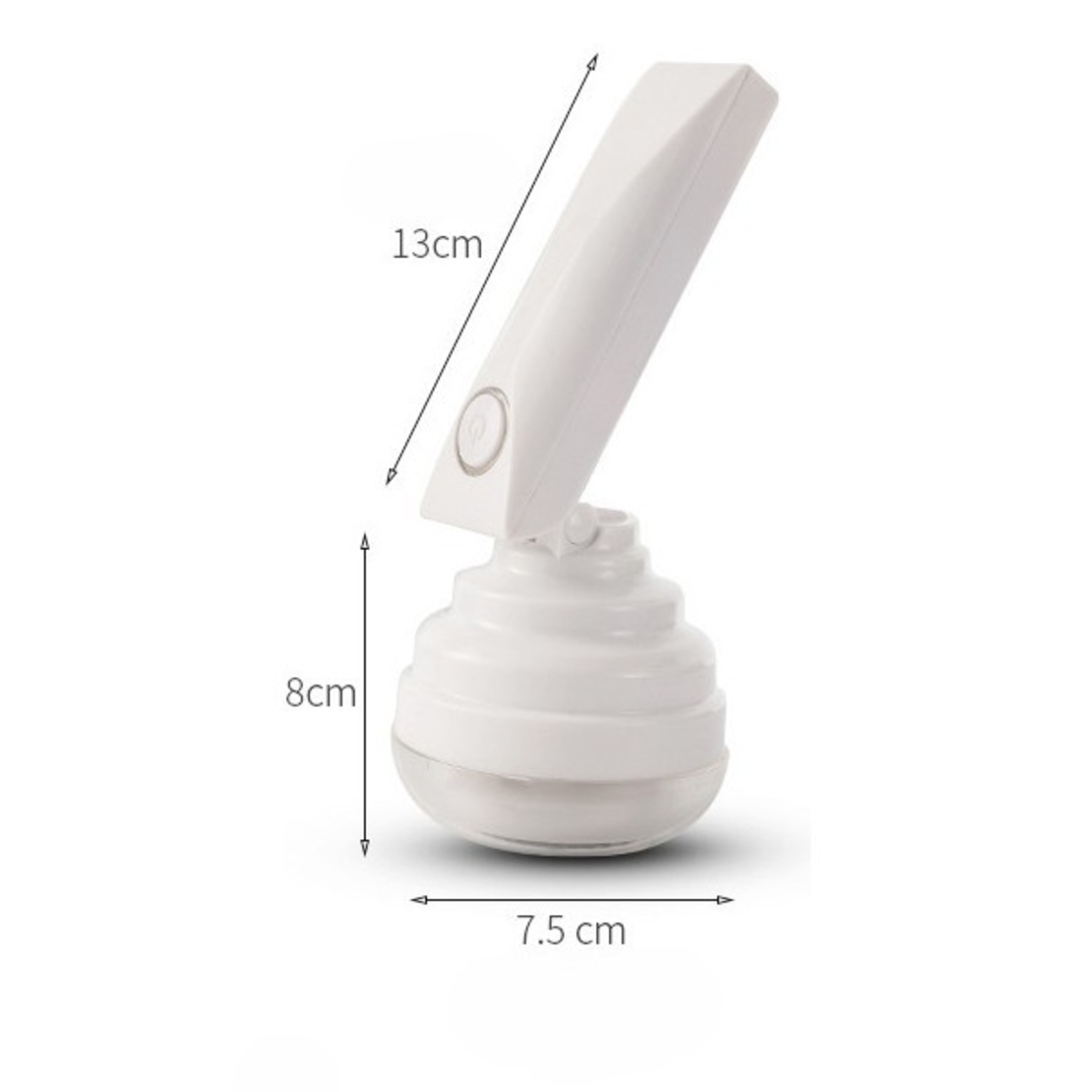 Aparat Pentru Curatat Scame, Par Si Praf, Vafy, Trimmer pentru Diferite Tipuri De Material, Cu Lame Din Otel Inoxidabil, Maner Flexibil, Incarcare Prin USB, 13x8 cm, Alb