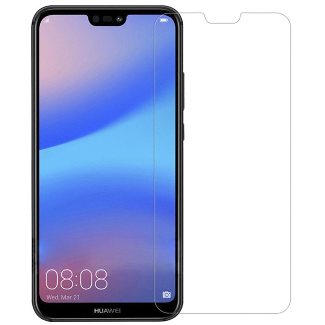 Folie Sticla Securizata Flippy, 9H, Transparenta HD, pentru Huawei P20 Lite Transparent