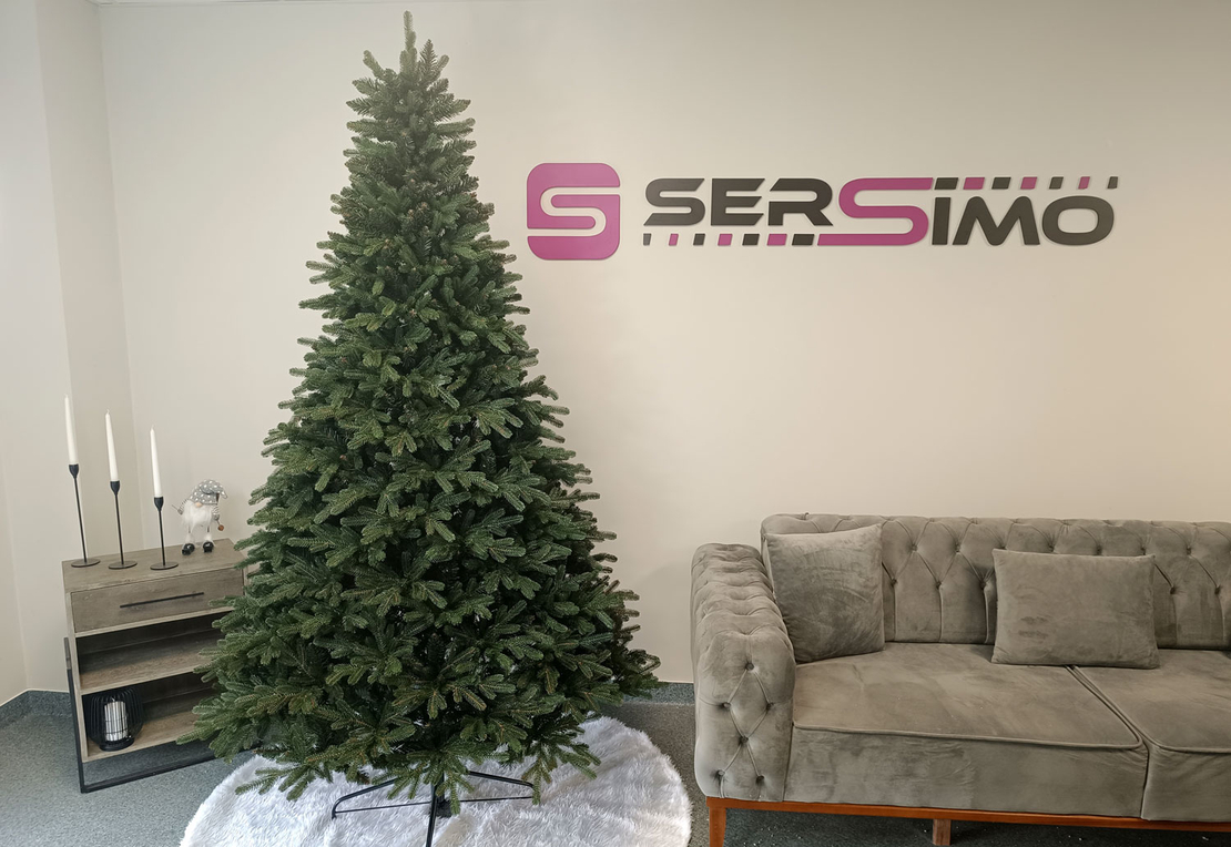 Brad artificial Christmas Deluxe by Sersimo, Carpati, 2D+3D, 230cm