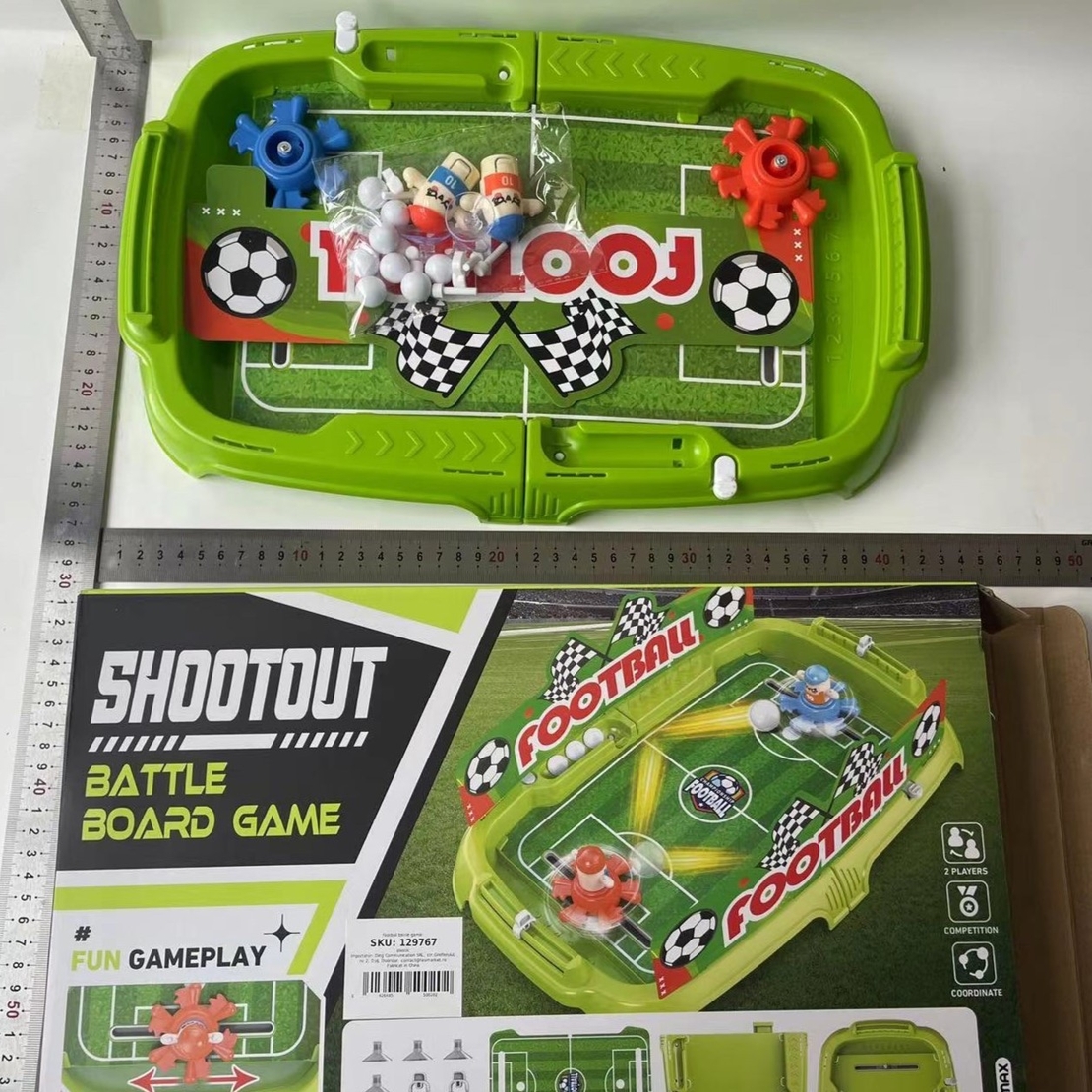 Joc de Masa Interactiv de Fotbal pentru Copii, Flippy, 4 Mingi, Tabela Scor, 40.7x27x14.5 cm, Verde