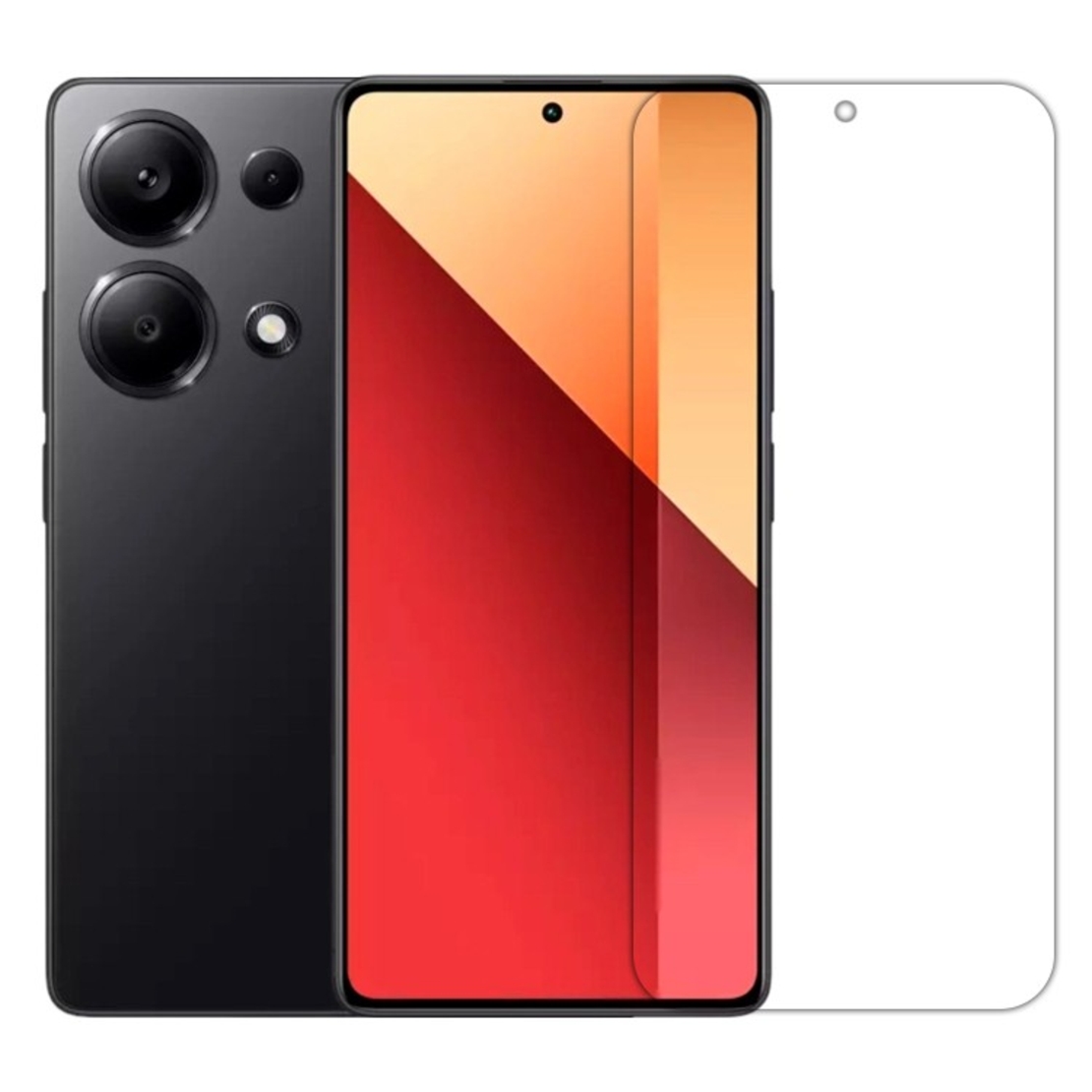 Folie Sticla Securizata pentru Xiaomi Redmi Note 13 Pro, Vafy, Sticla de Protectie Compatibila cu Xiaomi Redmi Note 13 Pro, 2.5D, HD, Transparenta
