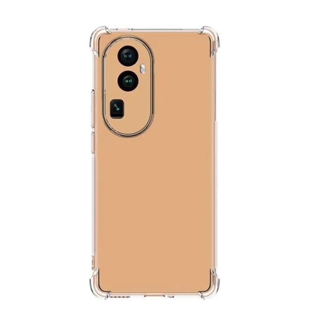 Husa protectie pentru Oppo Reno 8 Pro 5G, Vafy, TPU, Antisoc, Protectie colturi, Rezistenta la impact, 1.5 mm, Transparenta