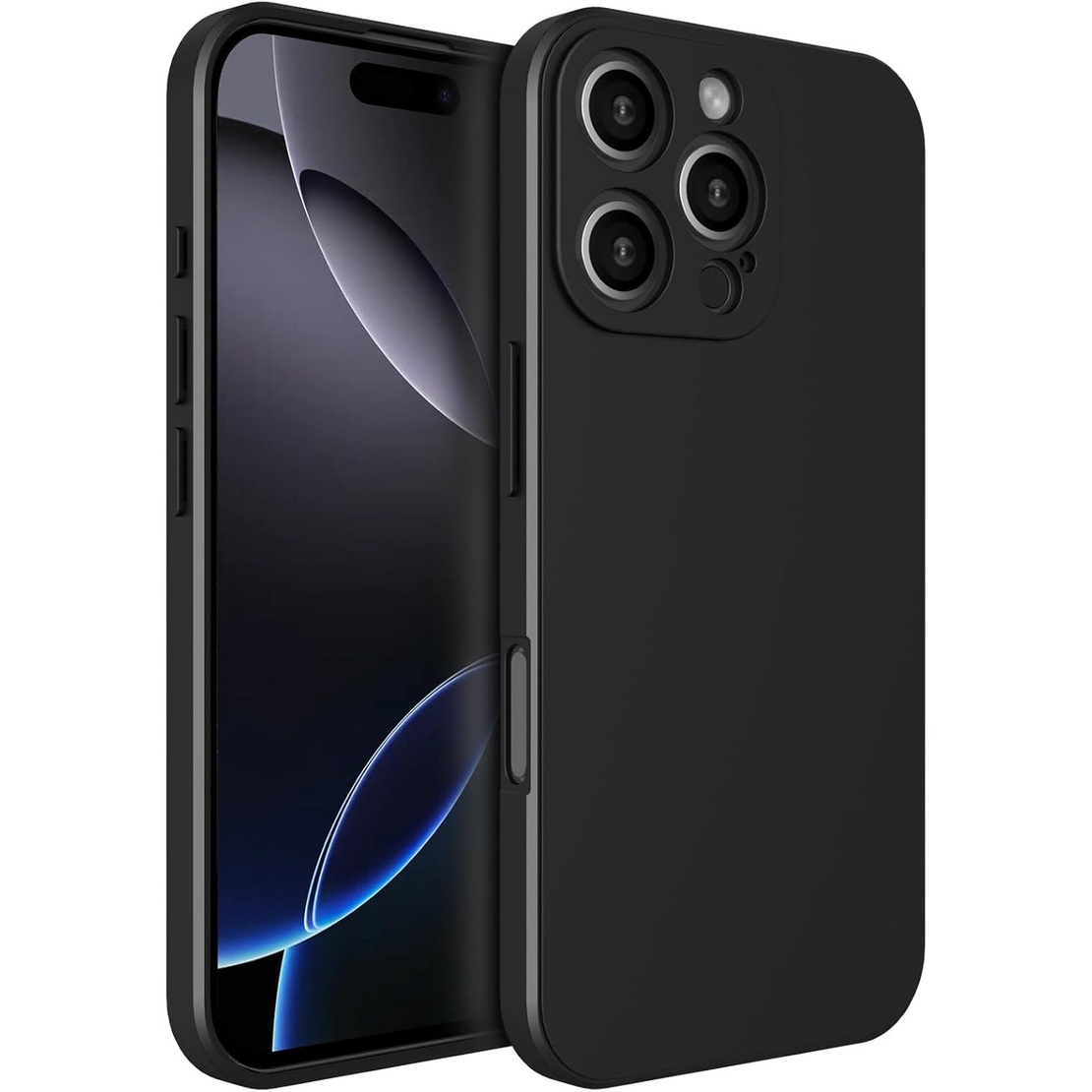 Husa de Protectie Matte TPU, Vafy, pentru OnePlus Nord3, Protectie Camera, Antisoc, Antizgariere, Antialunecare, Acoperire Completa, Negru