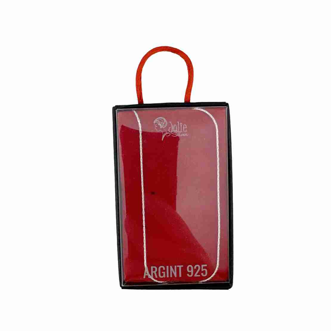 Lantisor din Argint 925, Jolie Silver, pentru Dama, Model Sfoara, 1.7 g, 38 cm, Design Delicat si Romantic, Argintiu