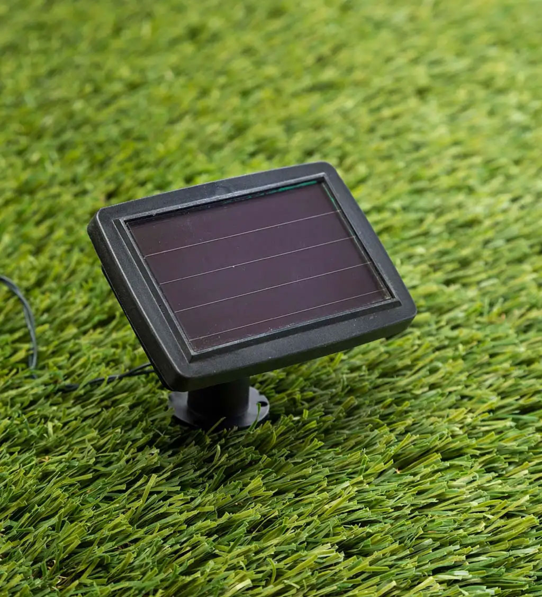 Ghirlanda luminoasa, LED, model Lux, 10 becuri, 380cm, incarcare solara, lumina alb cald