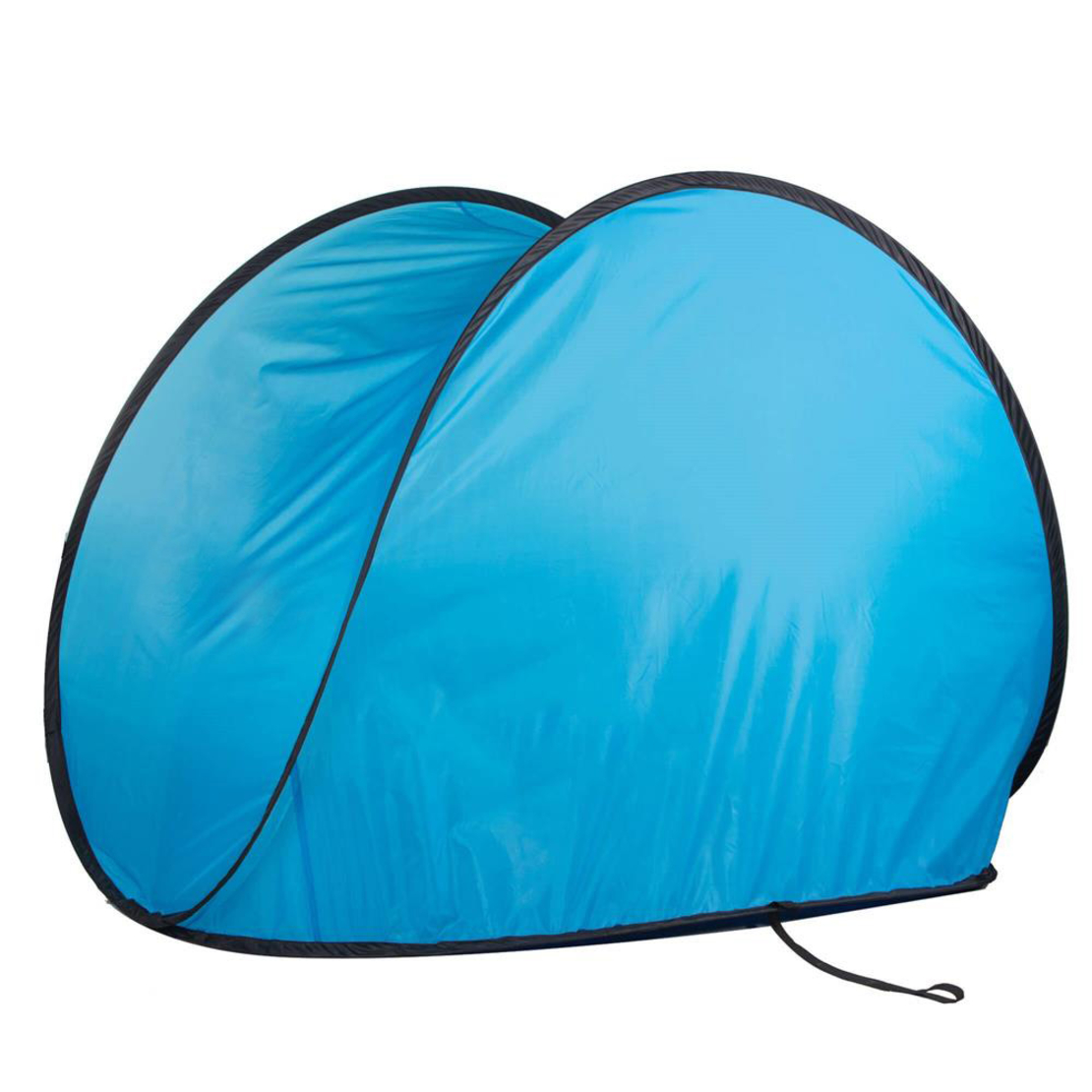 Cort plaja si picnic semi-deschis Sersimo, protectie UV, 150x120x110cm, albastru