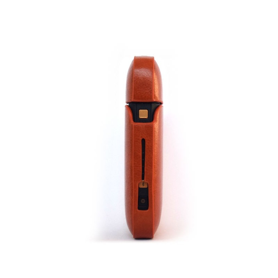 Husa Vafy pentru IQOS 2.4 Plus, Capac de Protectie, Anti Soc si Zgarieturi, din Piele Ecologica, 43 g, 12 x 6 x 2.5 cm, Maro
