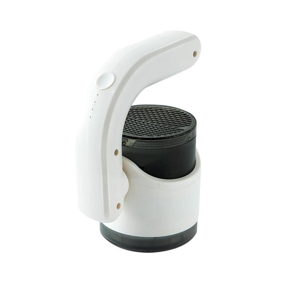 Aparat Pentru Curatat Scame, Par Si Praf, Vafy, cu LED, Pentru Diferite Tipuri De Material, Cu Lame Din Otel Inoxidabil, Compartiment de Depozitare, Maner Reglabil, 11x10.5x8.7 cm, Alb