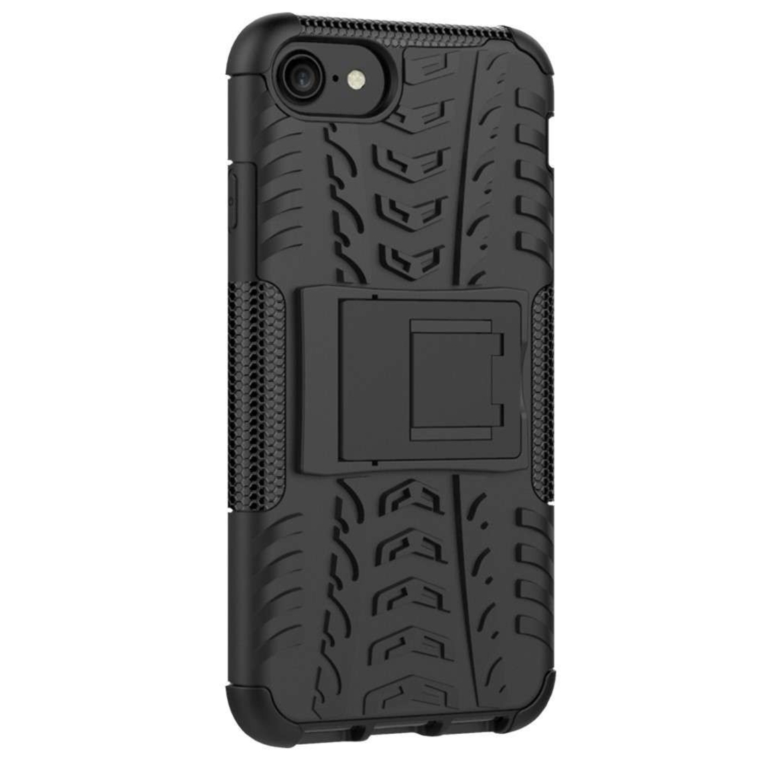 Husa de Protectie, Flippy, pentru Apple iPhone 11, Defender Model 3 cu Suport, Silicon, Plastic, Negru
