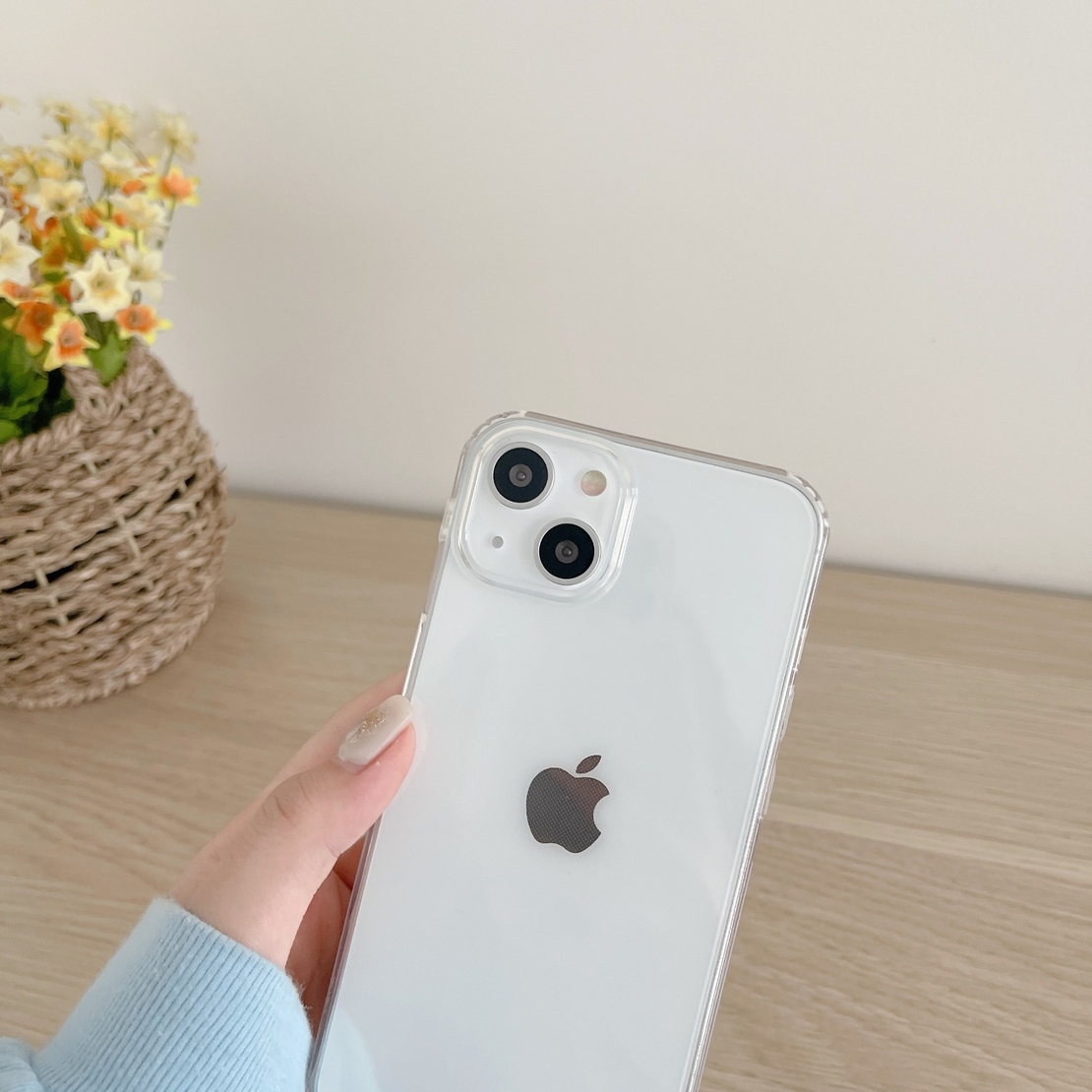 Husa de protectie Vafy compatibila cu Apple iPhone 13 Mini Tpu Transparent