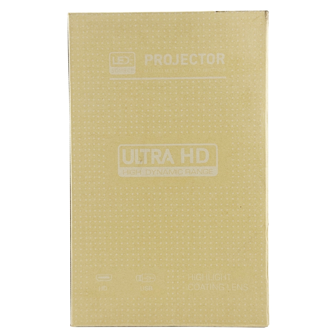 Video Proiector Portabil cilindric HY300, Flippy, Inteligent, HD 1280×720, Wireless, Compatibil cu Android/iOS, AC, 19 x 11 x 9 cm, Alb