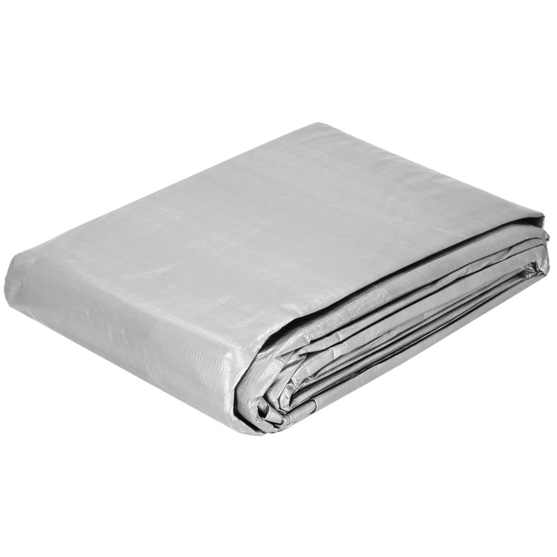 Prelata din polietilena impermeabila laminata, 260g/m2, 6x8 m, gri