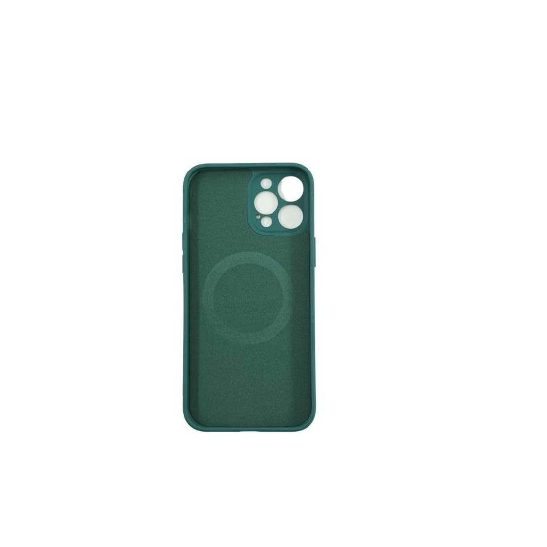 Husa protectie Vafy compatibila cu Apple iPhone 12 Pro Max Mag Safe Silicone Verde