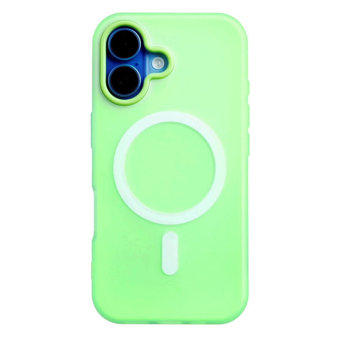 Husa Telefon Jelly Magnetic 2in1, Vafy, Compatibila cu Apple iPhone 17, din PC+TPU, Magsafe, Finisaj Mat, Verde