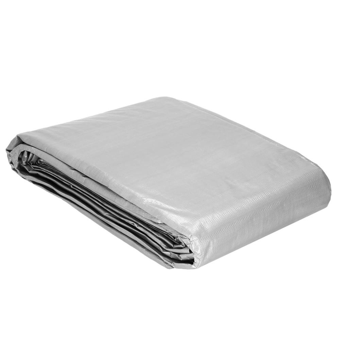 Prelata din polietilena impermeabila laminata, 160g/m2, 6x8 m, gri