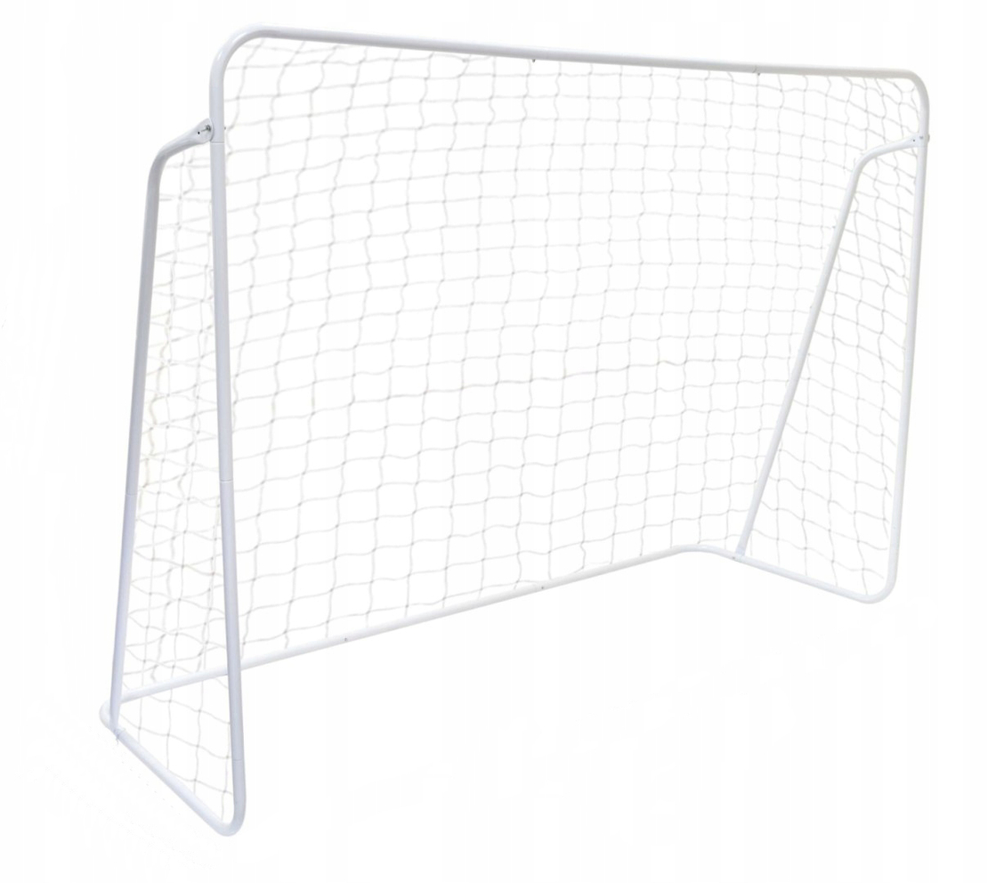 Poarta de fotbal pentru copii, 213x152x75 cm, alb – otel durabil, usor de asamblat, ideala pentru joaca in aer liber