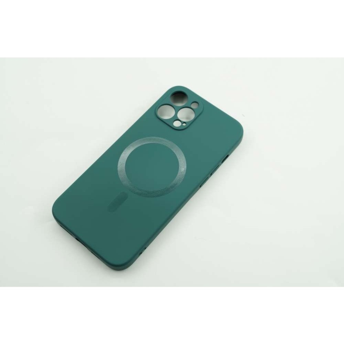 Husa protectie Vafy compatibila cu Apple iPhone 12 Pro Max Mag Safe Silicone Verde