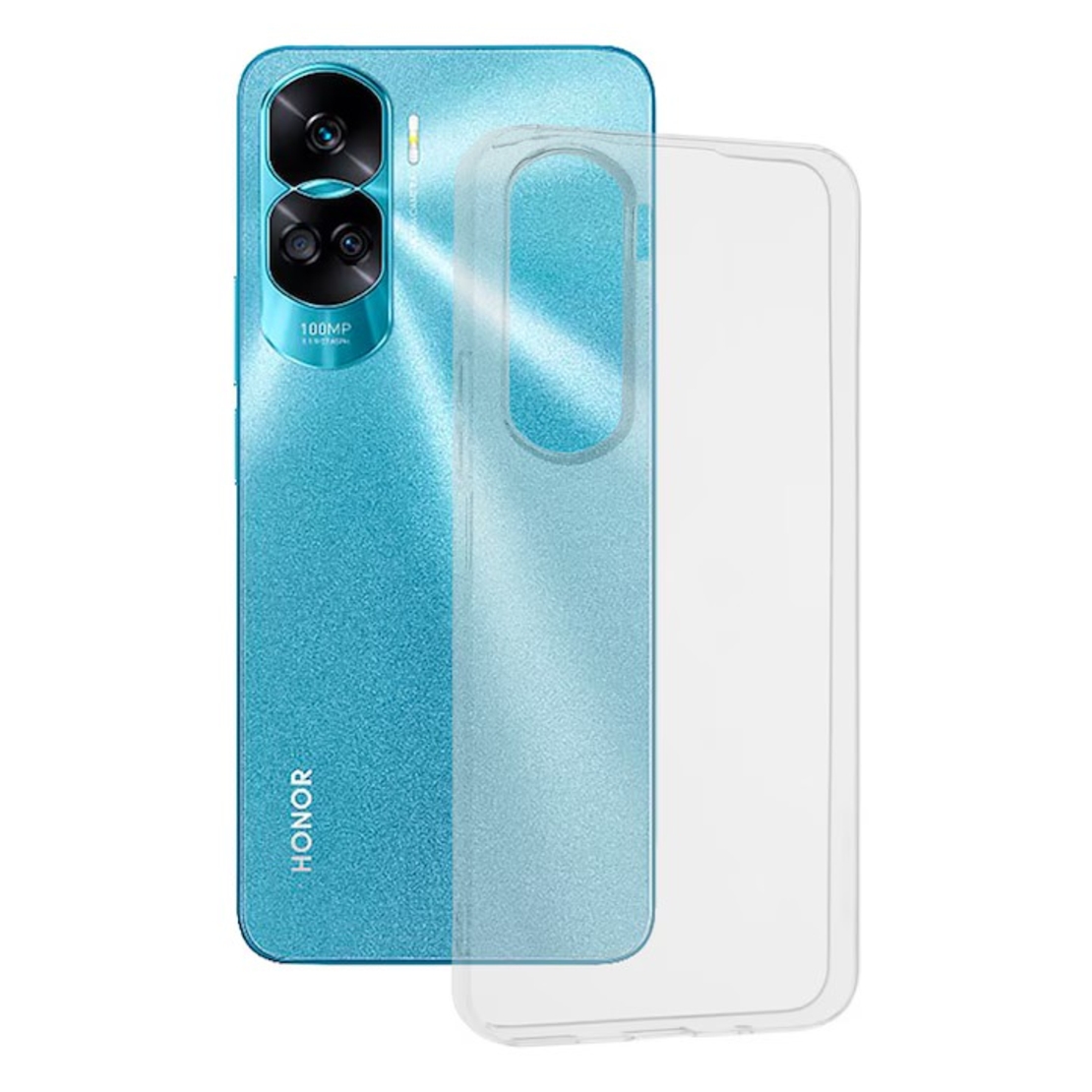 Husa de Protectie, Vafy, Compatibila cu Honor 90 Lite, TPU, Transparent