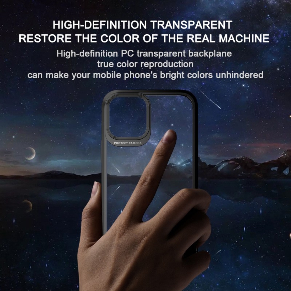 Husa Hibrid Defender MG Series pentru iPhone 14 Plus, Vafy, Protectie Antisoc, Albastru