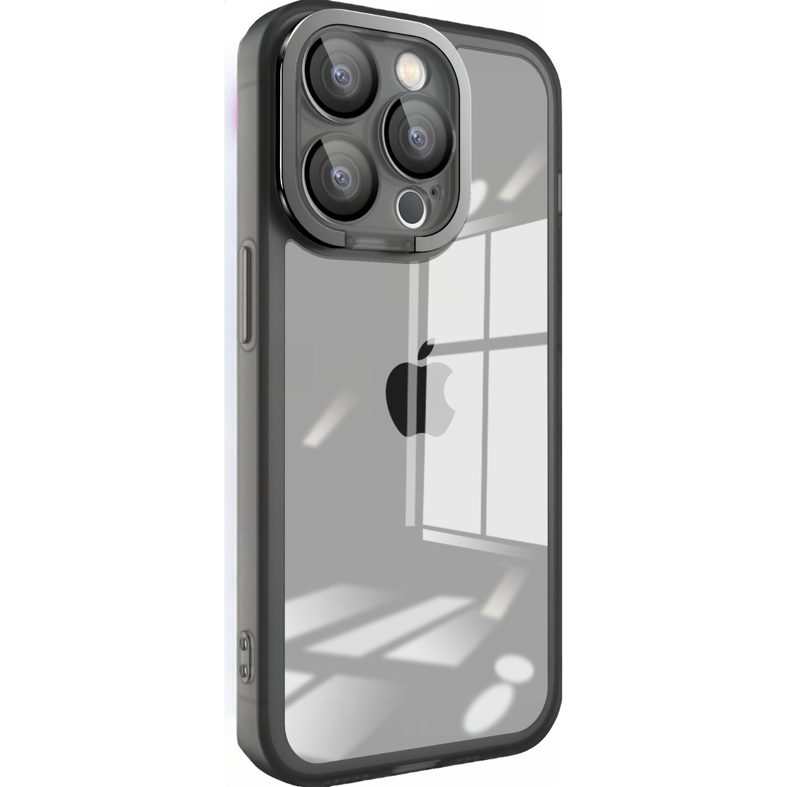 Husa protectie Vafy pentru Samsung A13 5G Electroplated cu suport pentru camera, 1.5 mm grosime, protectie camera, Negru
