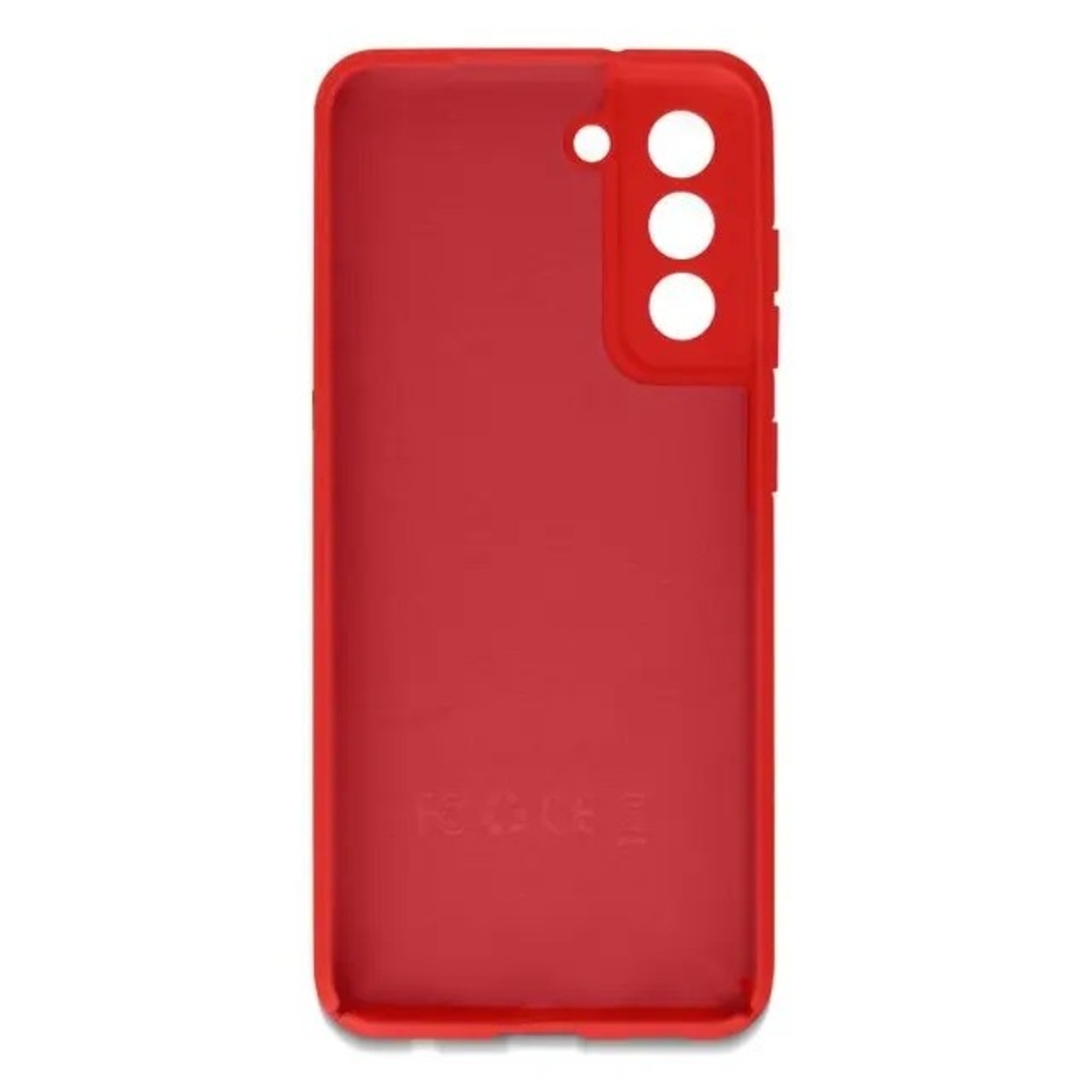 Husa protectie Vafy pentru Samsung S21 FE Liquid Silicone Rosu