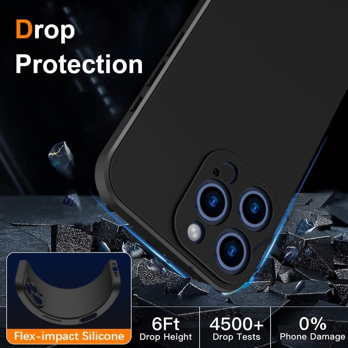 Husa de Protectie Matte TPU, Vafy, pentru OnePlus Nord3, Protectie Camera, Antisoc, Antizgariere, Antialunecare, Acoperire Completa, Negru