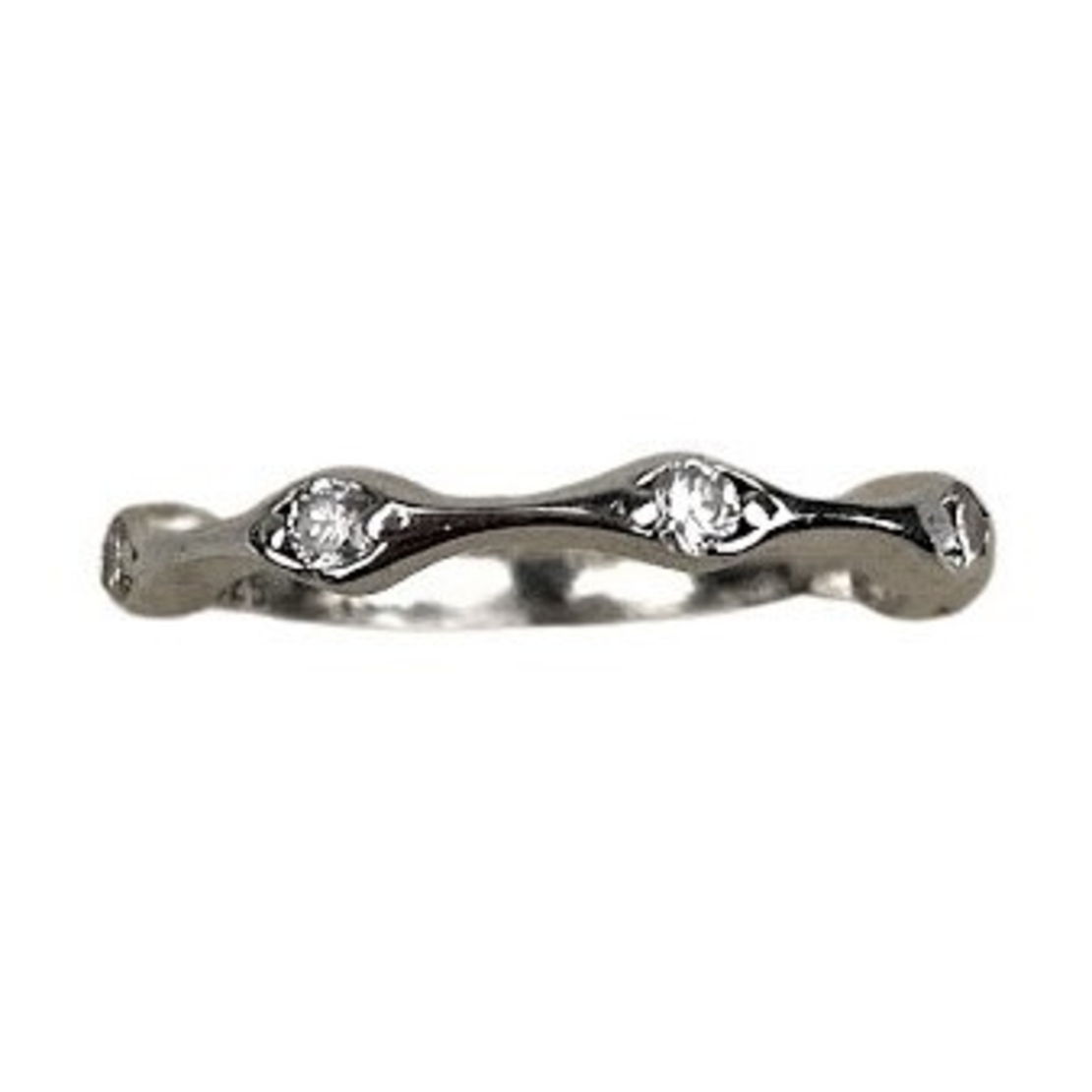 Inel Argint 925, Molecula cu Zirconii M52