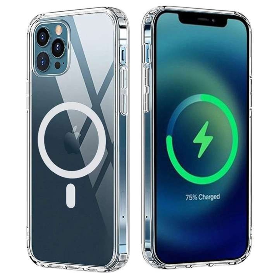 Husa protectie Vafy compatibila cu Apple iPhone 12 Pro Max Mag Safe Silicone Transparent