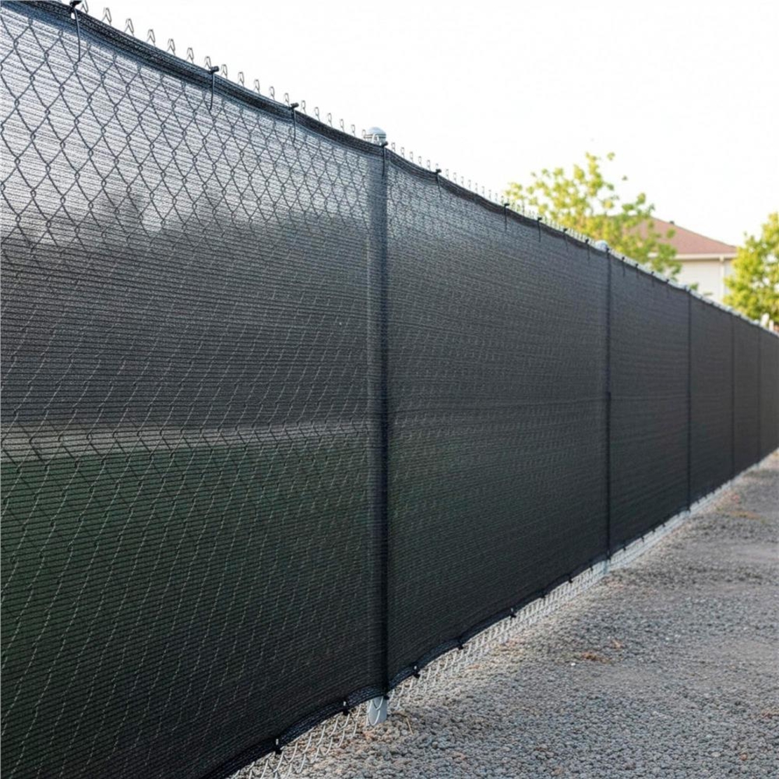 Plasa umbrire si intimitate pentru gard, 1.5m latime, 50m lungime, 65g densitate 62%, antracit deschis
