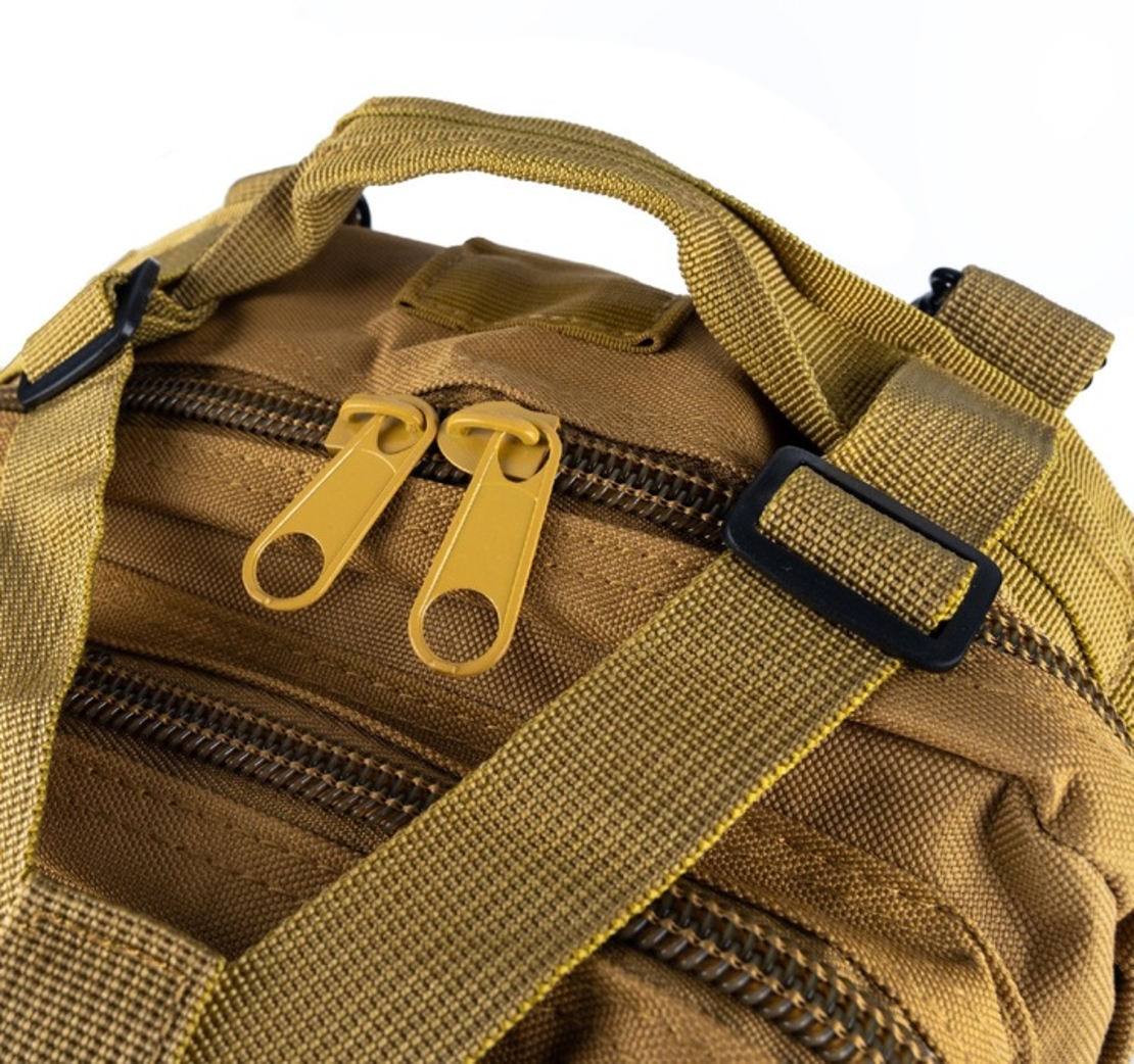 Rucsac militar pentru drumetie, impermeabil, ultra usor, 4 compartimente, 28litri, verde