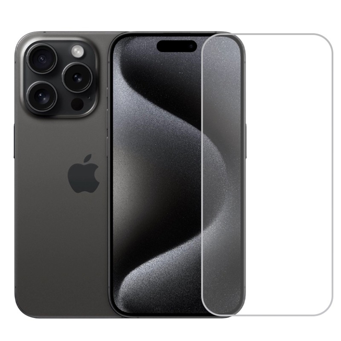 Folie de Protectie pentru Apple iPhone 15 Pro, Vafy, Sticla Securizata 3D, High Definition pentru Ecran complet, Anti Zgirieturi, Anti bule, Transparenta