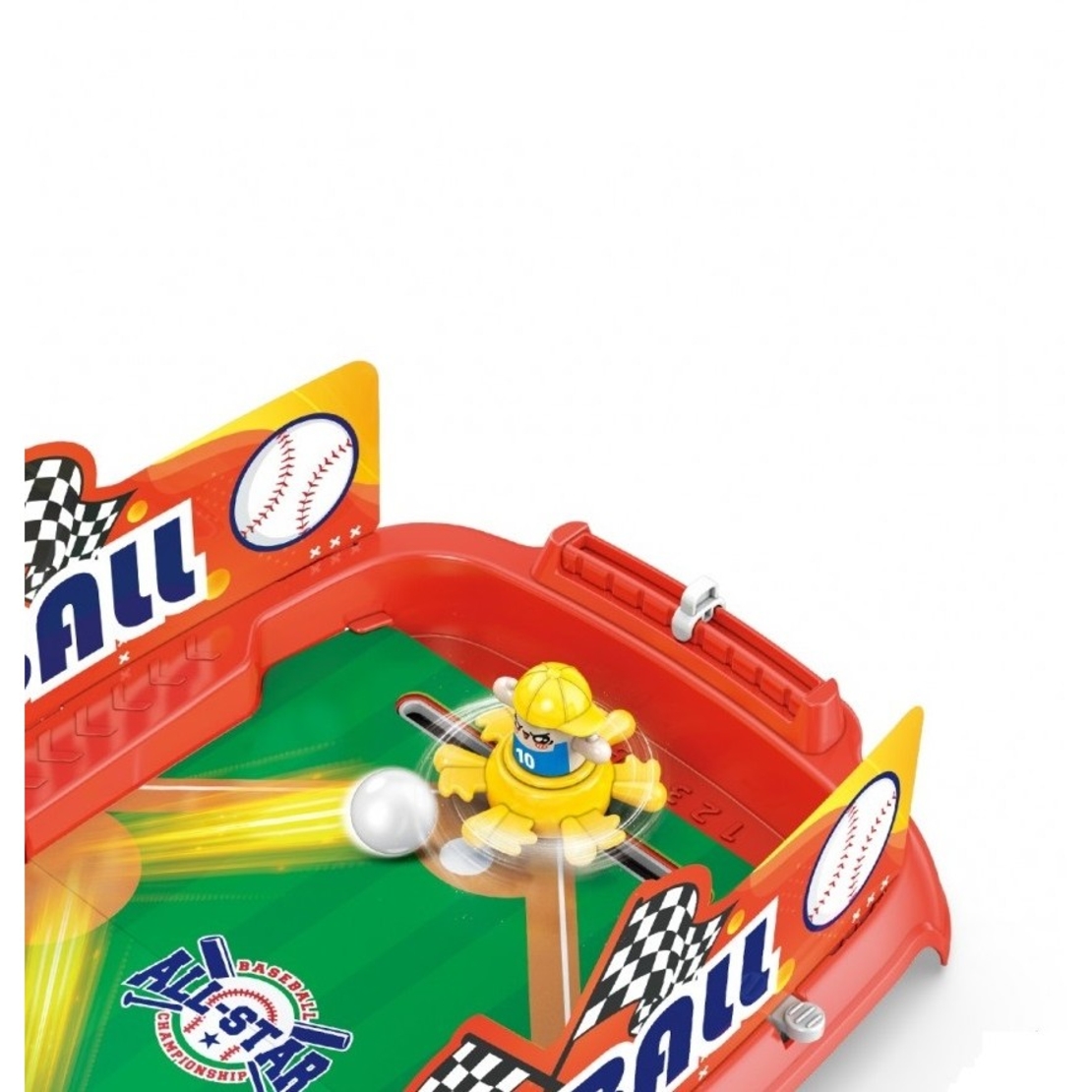 Joc de Masa Interactiv de Baschet pentru Copii, Flippy, 4 Mingi, Tabela Scor, 40.7x27x14.5 cm, Rosu