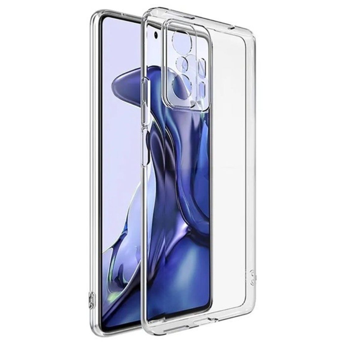 Husa Telefon, Vafy, Compatibila Xiaomi 12T / 12T Pro, Carcasa Protect Plus, din TPU, Transparent