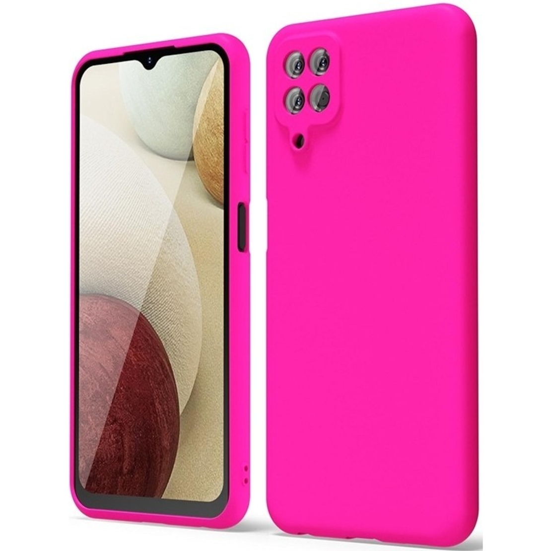 Husa de Protectie, Vafy, pentru Samsung Galaxy S20 Plus, din Silicon Lichid, Fucsia