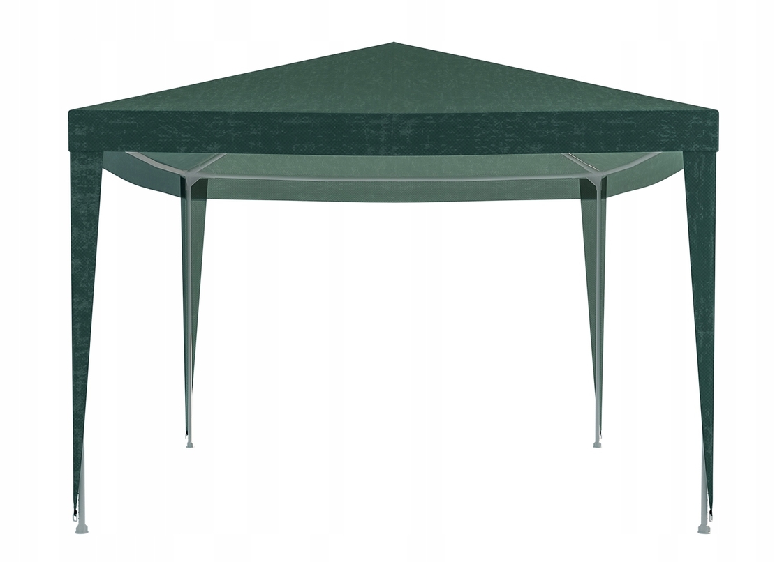 Acoperis pavilion 300x300 cm, PE 100g/mp impermeabil, cu prindere velcro, verde
