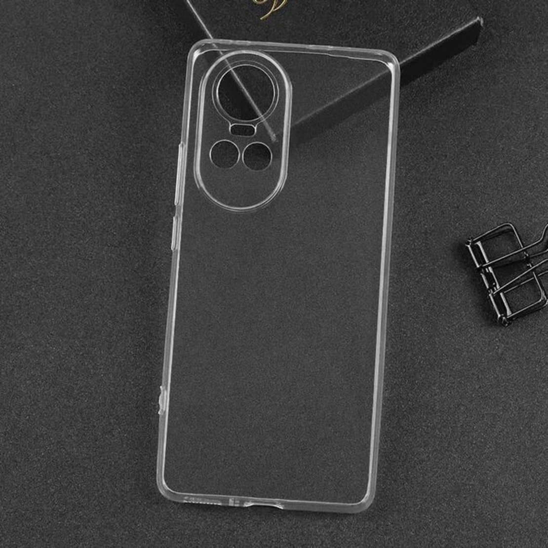 Husa de Protectie, Vafy, pentru Oppo Reno 10 Pro, TPU Protect Plus, cu Dust Plug, Transparent